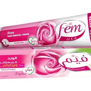 fem usa rose hair removal cream 40g 20 extra 100 natural rose ingredients and avocado oil soft n 28.8